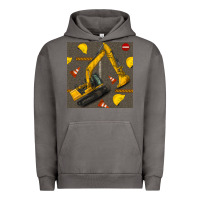 Pigment Tornado excavator seamless pattern Urban Hoodie - BundleAndBundleShop