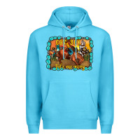 Ocean Blue cowboy take me away Premium Hoodie - JahusDesignShop