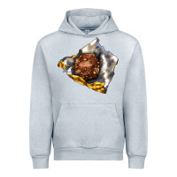Heather Grey chocolate package Urban Hoodie - AdoDesignShop