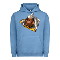 Pigment Pebble Blue chocolate package Urban Hoodie - AdoDesignShop