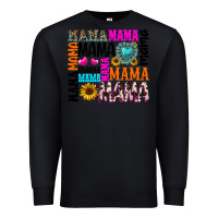 Black mama gemstone sunflower Premium Sweatshirt - texasbilliewilder
