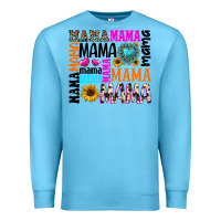 Ocean Blue mama gemstone sunflower Premium Sweatshirt - texasbilliewilder