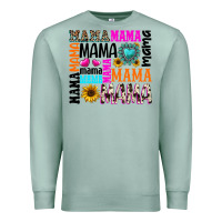 Seafoam mama gemstone sunflower Premium Sweatshirt - texasbilliewilder