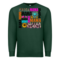 Sports Green mama gemstone sunflower Premium Sweatshirt - texasbilliewilder