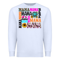 White mama gemstone sunflower Premium Sweatshirt - texasbilliewilder