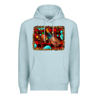 Blue Mist Christmas rodeo cowboy Premium Hoodie - JahusDesignShop