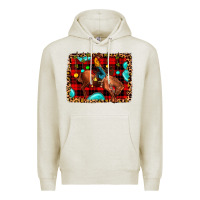 Oatmeal Heather Christmas rodeo cowboy Premium Hoodie - JahusDesignShop