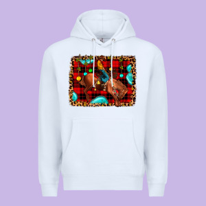 Christmas Rodeo Cowboy Premium Hoodie Designed By Jahusdesignshop