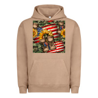 Pigment Burro usa flag with army boot seamless pattern Urban Hoodie - BundleAndBundleShop