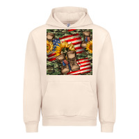 Sandshell usa flag with army boot seamless pattern Urban Hoodie - BundleAndBundleShop