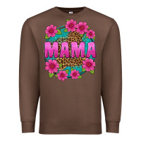 Chestnut mama leopard background Premium Sweatshirt - texasbilliewilder