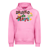 Fuchsia Pink drinko de mayo with margarita and  sombrero Urban Hoodie - Artiststas