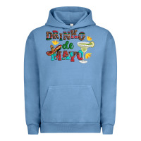 Pigment Pebble Blue drinko de mayo with margarita and  sombrero Urban Hoodie - Artiststas