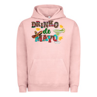 Pigment Salmon drinko de mayo with margarita and  sombrero Urban Hoodie - Artiststas