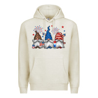 Oatmeal Heather 4th of july gnomes Premium Hoodie - Jasminsmagicworld