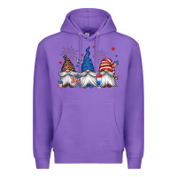 Purple 4th of july gnomes Premium Hoodie - Jasminsmagicworld