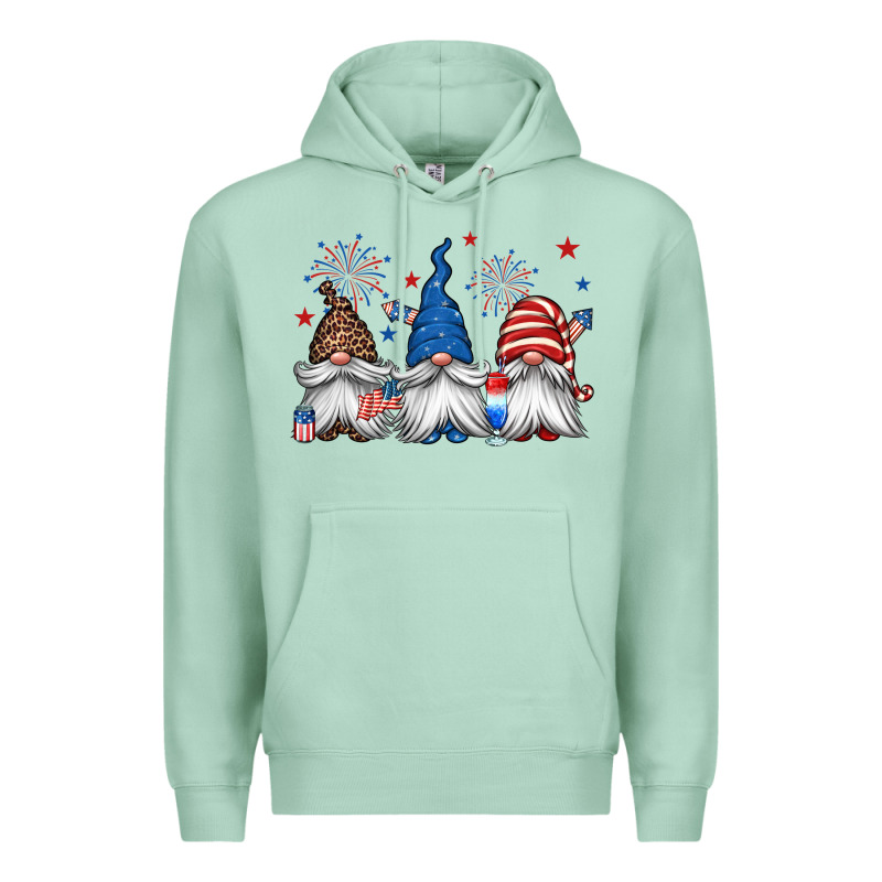 4th Of July Gnomes Premium Hoodie by Jasminsmagicworld | Teevron
