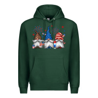 Sports Green 4th of july gnomes Premium Hoodie - Jasminsmagicworld