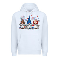 White 4th of july gnomes Premium Hoodie - Jasminsmagicworld