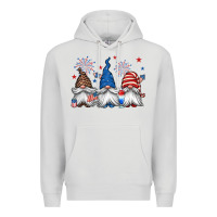 Dove Grey 4th of july gnomes Premium Hoodie - Jasminsmagicworld