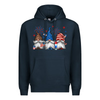 Navy 4th of july gnomes Premium Hoodie - Jasminsmagicworld
