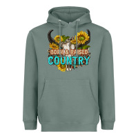 Sage born and raised country tbw Heavyweight Hoodie - texasbilliewilder