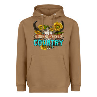 Toasted Coconut born and raised country tbw Heavyweight Hoodie - texasbilliewilder