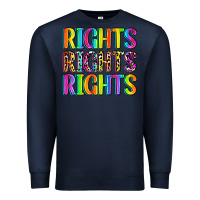 Navy rights rights rights (pride) Premium Sweatshirt - Zillion Design Studio