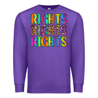 Purple rights rights rights (pride) Premium Sweatshirt - Zillion Design Studio