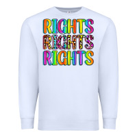 White rights rights rights (pride) Premium Sweatshirt - Zillion Design Studio