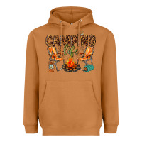 Meerkat camping life Heavyweight Hoodie - texasbilliewilder