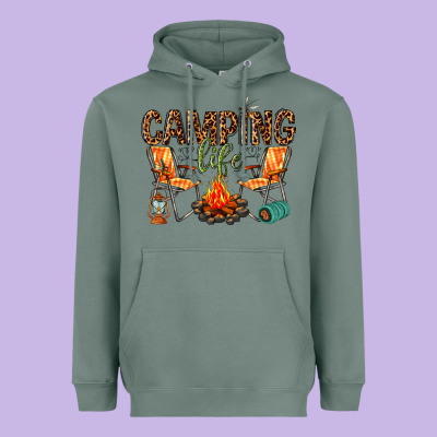Heavyweight Hoodie camping life