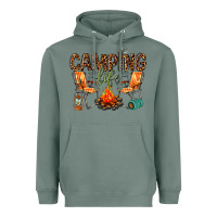 Sage camping life Heavyweight Hoodie - texasbilliewilder