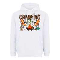 White camping life Heavyweight Hoodie - texasbilliewilder