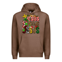 Chestnut jesus jesus jesus Premium Hoodie - AdoDesignShop