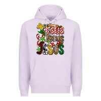 Lilac jesus jesus jesus Premium Hoodie - AdoDesignShop