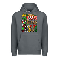 Rock jesus jesus jesus Premium Hoodie - AdoDesignShop