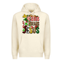 Sandshell jesus jesus jesus Premium Hoodie - AdoDesignShop