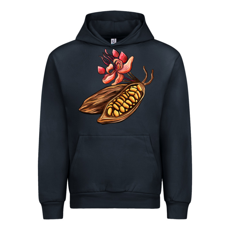 Cacao Beans And Flowers Urban Hoodie by AdoDesignShop | Teevron
