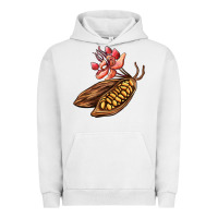 Pigment Lunar Rock cacao beans and flowers Urban Hoodie - AdoDesignShop