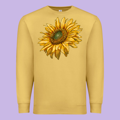 Sunflower Premium Sweatshirt Designed By Ranaportraitstore