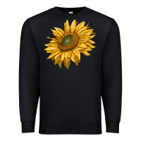 Black sunflower Premium Sweatshirt - RanaPortraitStore