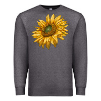 Charcoal Heather sunflower Premium Sweatshirt - RanaPortraitStore