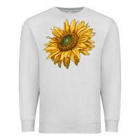 Dove Grey sunflower Premium Sweatshirt - RanaPortraitStore