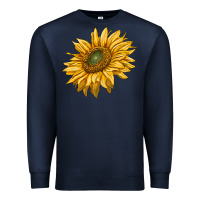 Navy sunflower Premium Sweatshirt - RanaPortraitStore