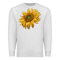 Oatmeal Heather sunflower Premium Sweatshirt - RanaPortraitStore