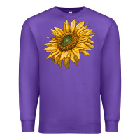 Purple sunflower Premium Sweatshirt - RanaPortraitStore