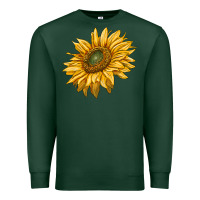 Sports Green sunflower Premium Sweatshirt - RanaPortraitStore
