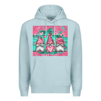 Blue Mist valentines day gnomes Premium Hoodie - Jasminsmagicworld