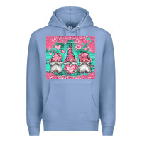 Colony Blue valentines day gnomes Premium Hoodie - Jasminsmagicworld